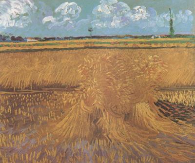 Vincent Van Gogh Wheat Field with Sheaves (nn04)